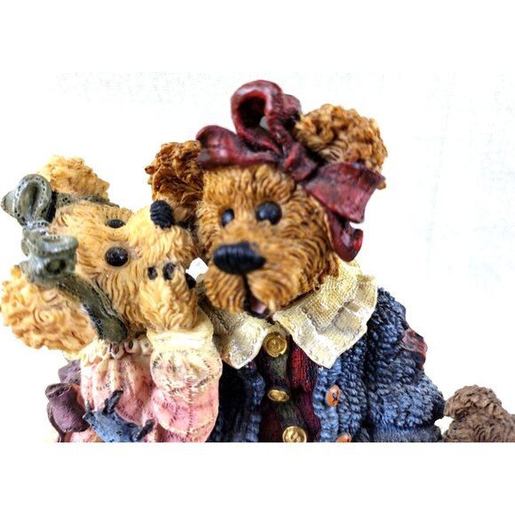 Boyds Bears and Friends Bearstone Collection Louella & Heda The Secret Vintage - Picture 3 of 12